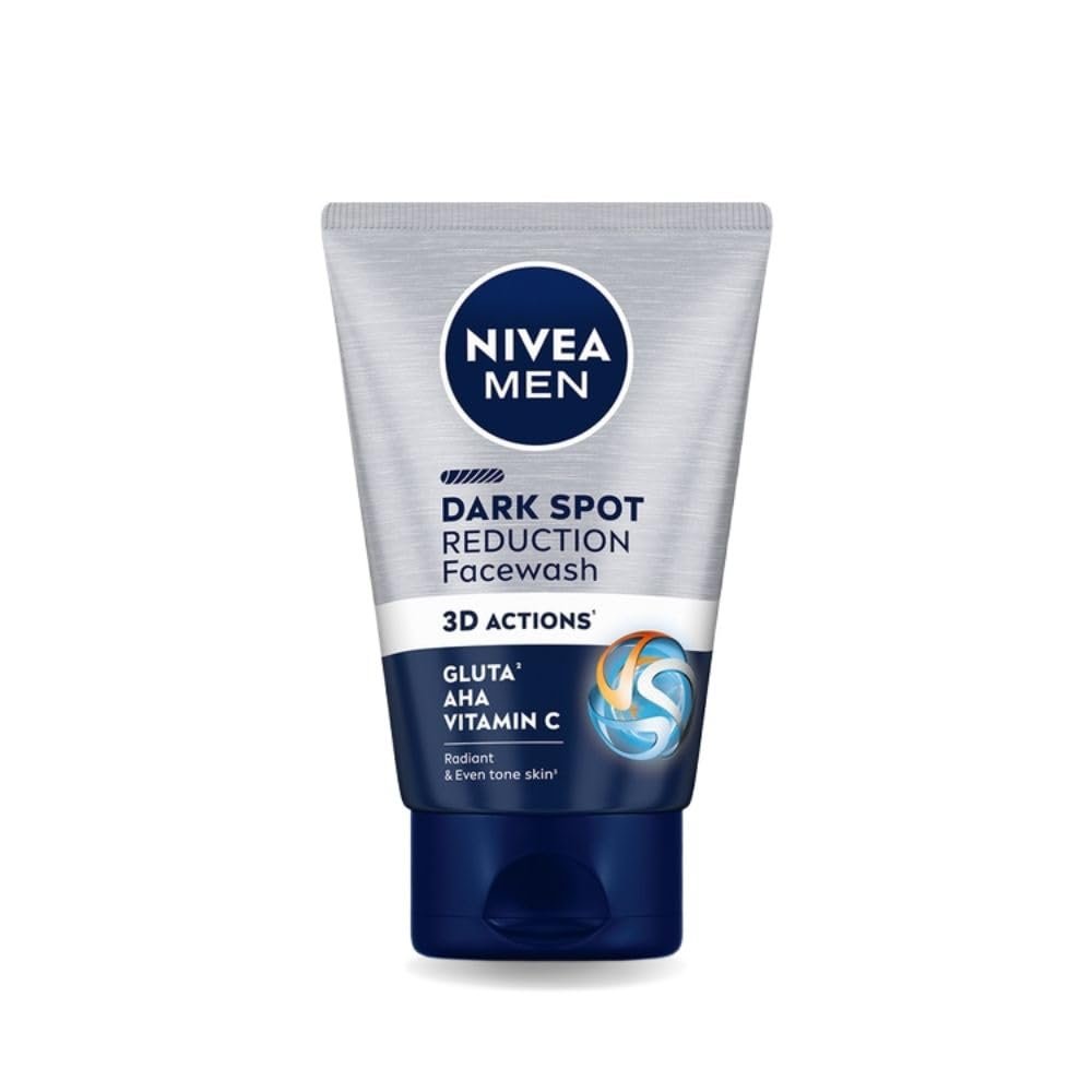 Nivea Men Dark Spot Reduction Face Wash (10x Whitening), 100 ML