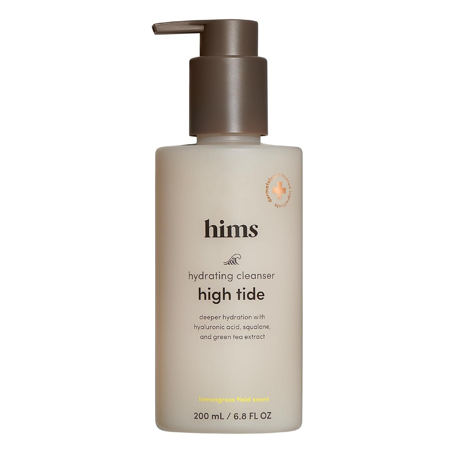 hims High Tide Hydrating Daily Cleanser, Hyaluronic Acid, 6.8 Fl Oz