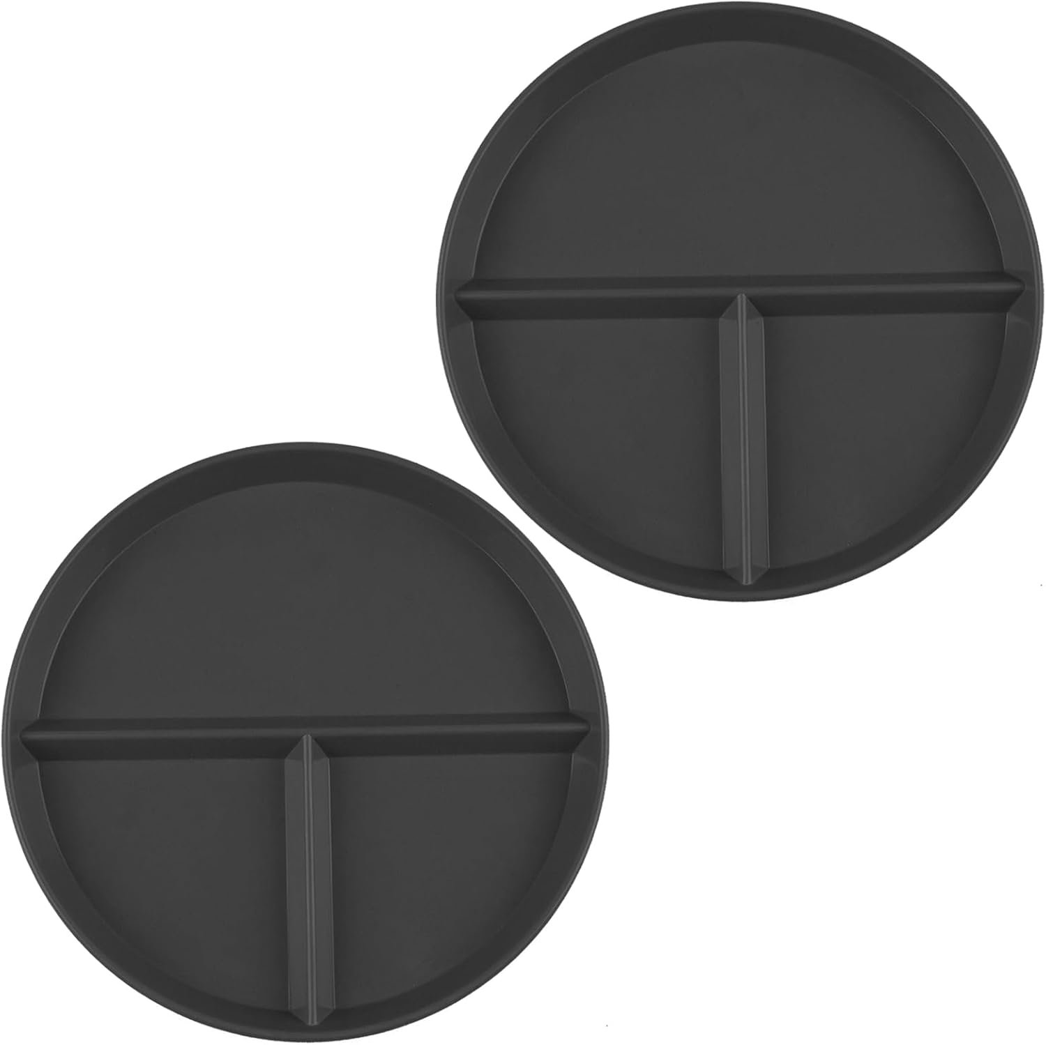 Portion Control Plate 2 Pack 9″ Unbreakable Divided Plates