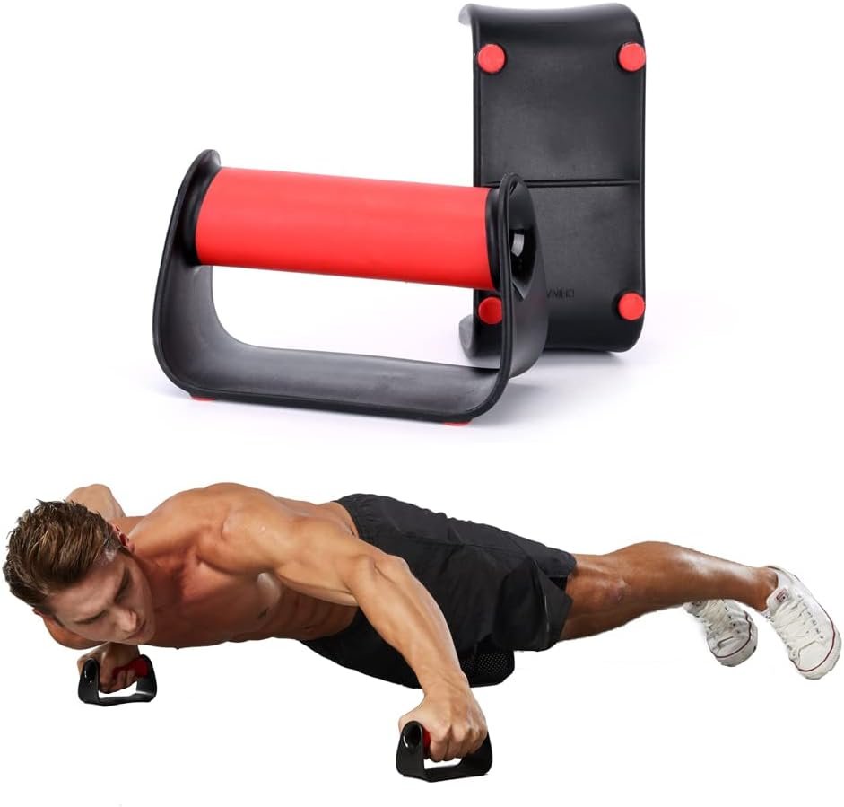 Portable Strength Training Push Up Handles Bars,Anti-skid bottom and handle