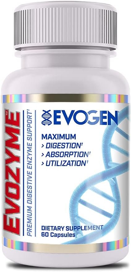 Evogen Evozyme Digestive Enzymes | Gut Health | 60 Capsules