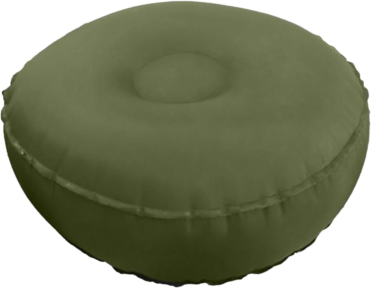 Meditation Cushion with Inflatable Design, Yoga Balance Cushion with Non-Slip, Bolster Seat, Relaxation Exercise Men Women Adults, Indoor Outdoor Use Backyard Gym Living Room