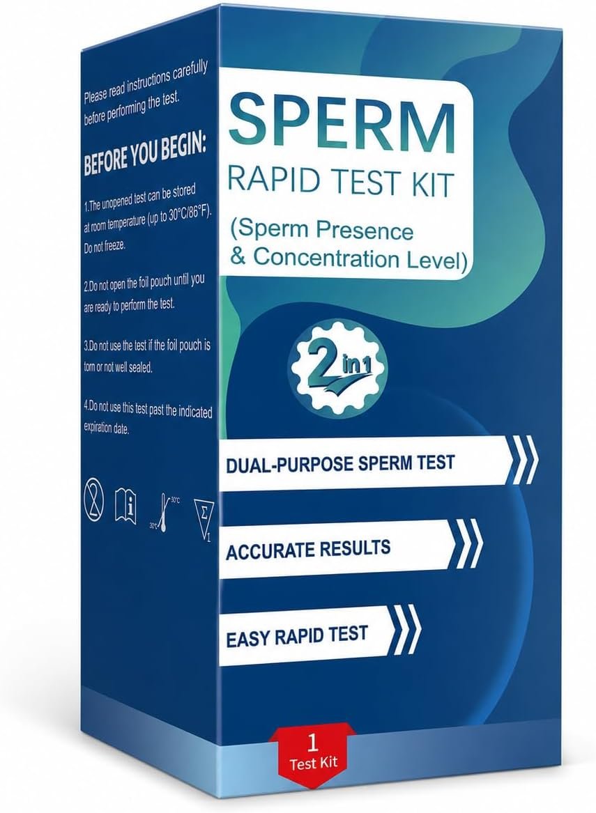 2-in-1 At-Home Test for Men – Home Check, Simple One-Step Check, Reliable Indicator for Fertility & Conception Readiness – #ModelRAG