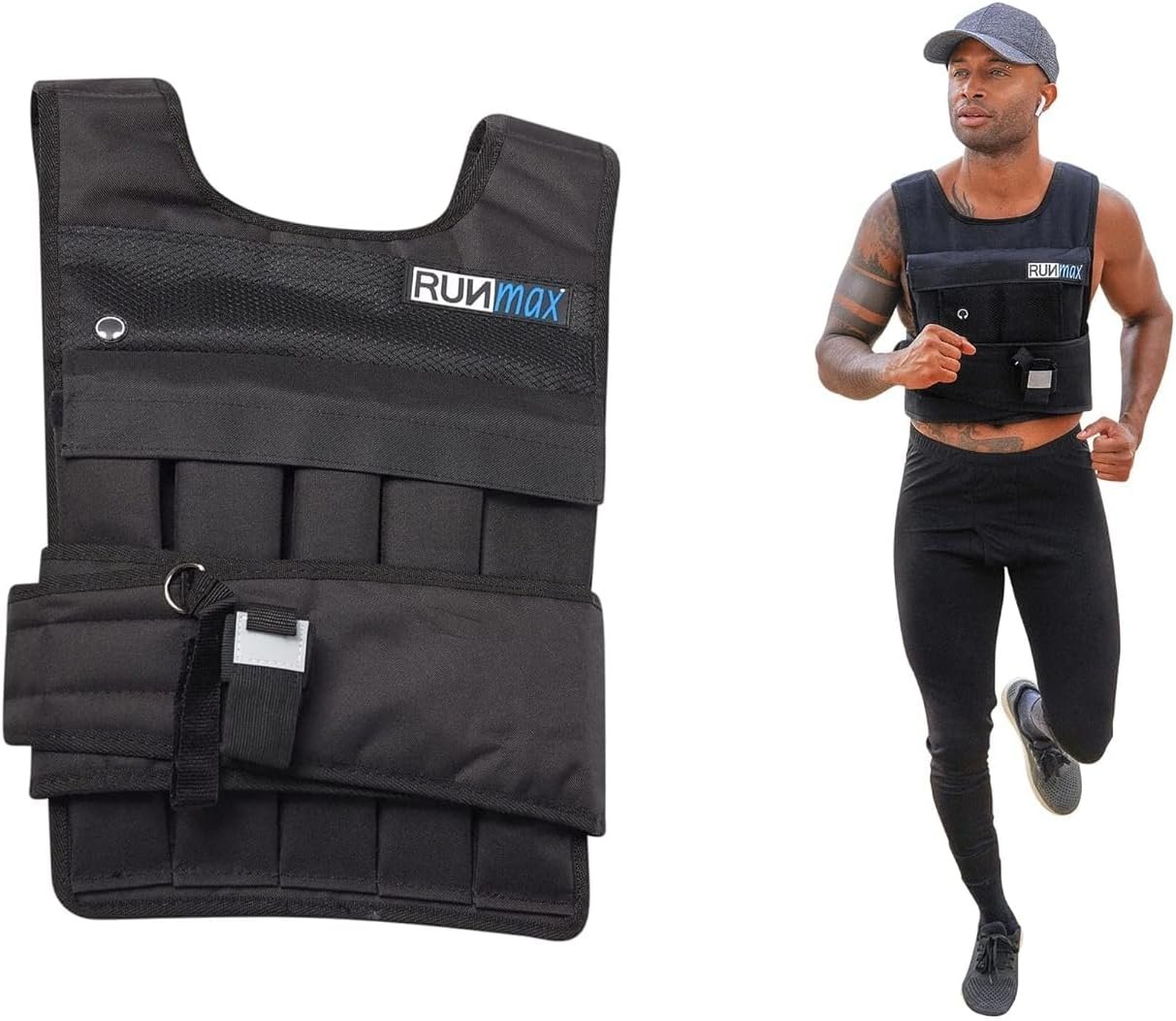 RUNFast 40lbs Pro Weighted Vest