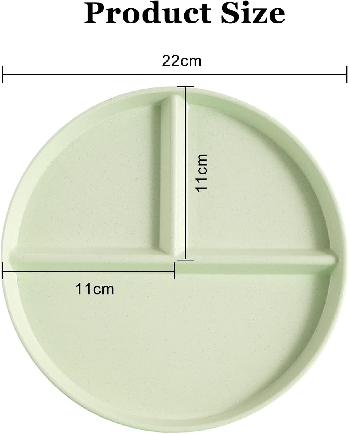 Divided Plates, Portion Control Plates Compartment Dinner plate