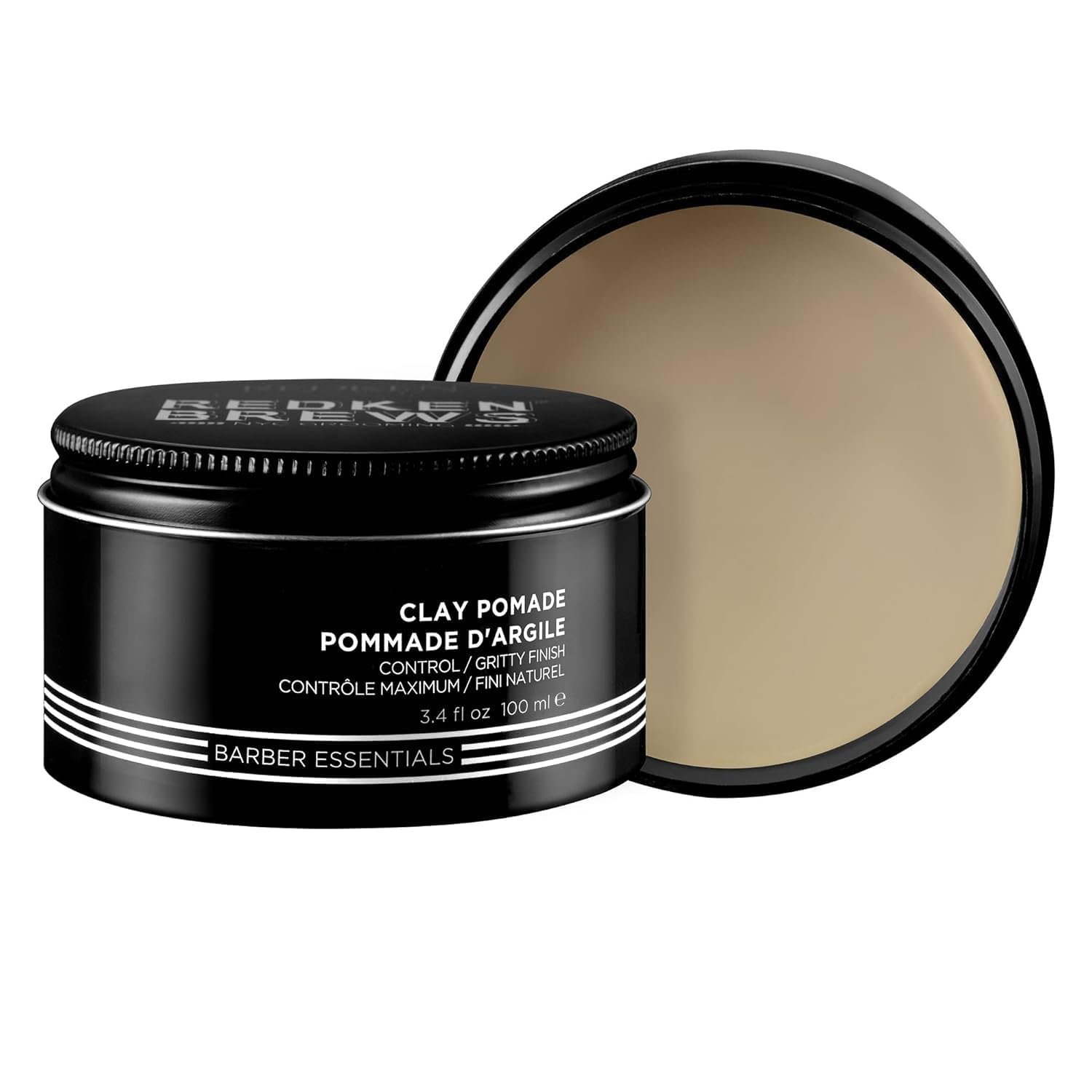 Redken Brews Clay Pomade For Men – Volumizes Fine And Medium Hair With Long-Lasting High Hold and Matte Finish
