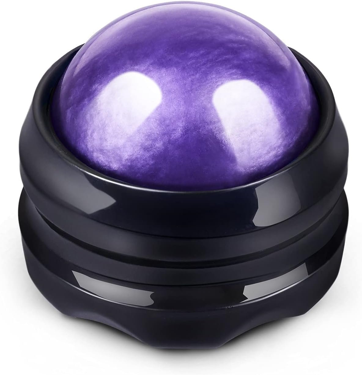 Solacium Manual Massage Roller Ball – Massager and Therapy Tool for Sore Muscles, Shoulders, Arms, Neck, Back, Feet, Body, Deep Tissue, Stiffness, Joint Pain, Stress Relief