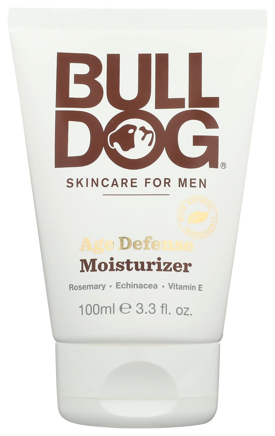 BULLDOG Mens Skincare and Grooming Face Moisturizer Age Defense, 3.3 Fluid Ounce