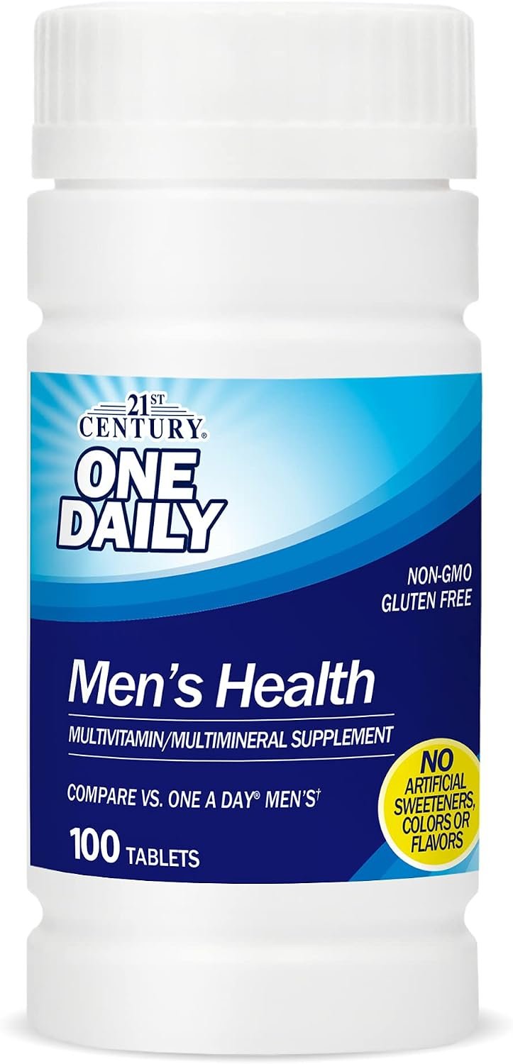 21st Century One Daily Men’s Health Multivitamin Tablets, 100 Count