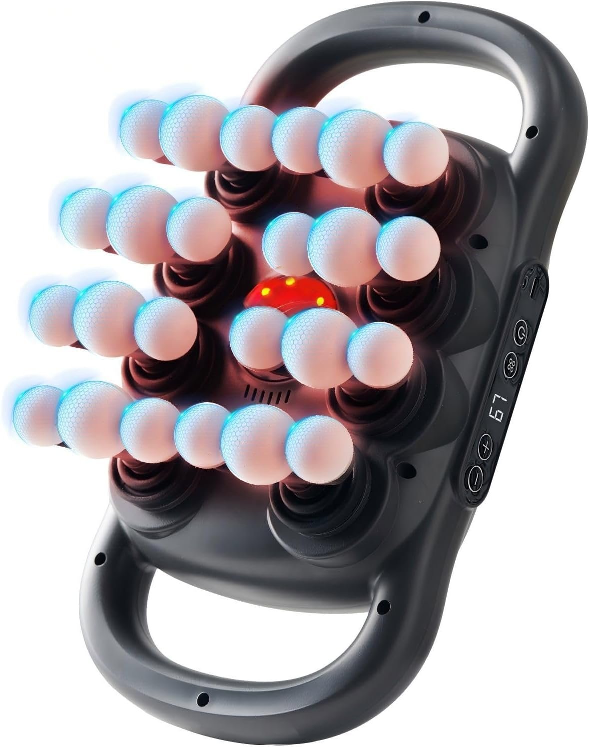 24-Heads Massage Gun Set for Full-Body Recovery, Deep Tissue Percussion Muscle Massager with 9 Modes, Quiet High-Power Back Massager for Gym, Office & Home,
