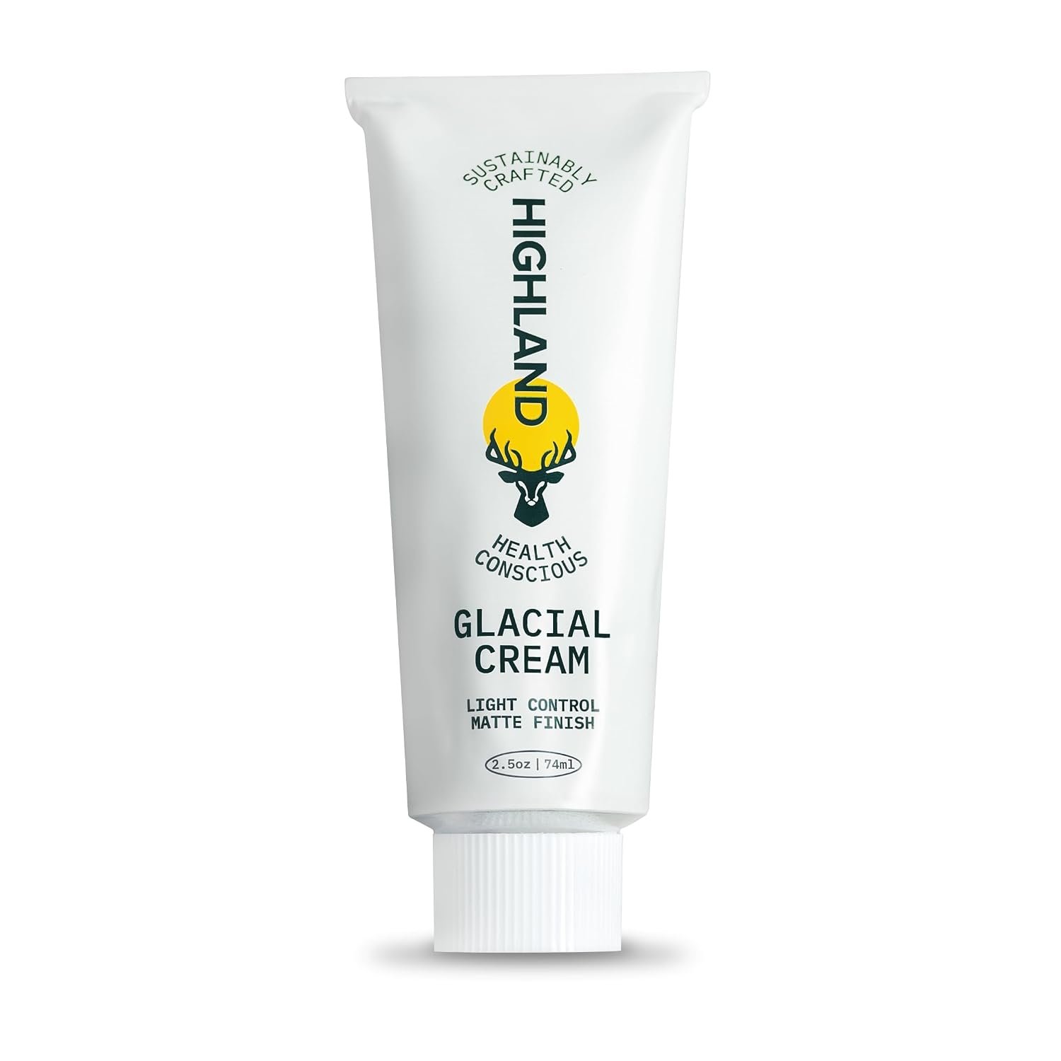 Highland Glacial Cream – Hair Styling Cream- Smooths, Hydrates, De-Frizzes, Texturizes & Defines – Low Hold Matte Finish for All Hair Types – Natural Ingredients that Boost Hair & Scalp Health- 2.5 oz
