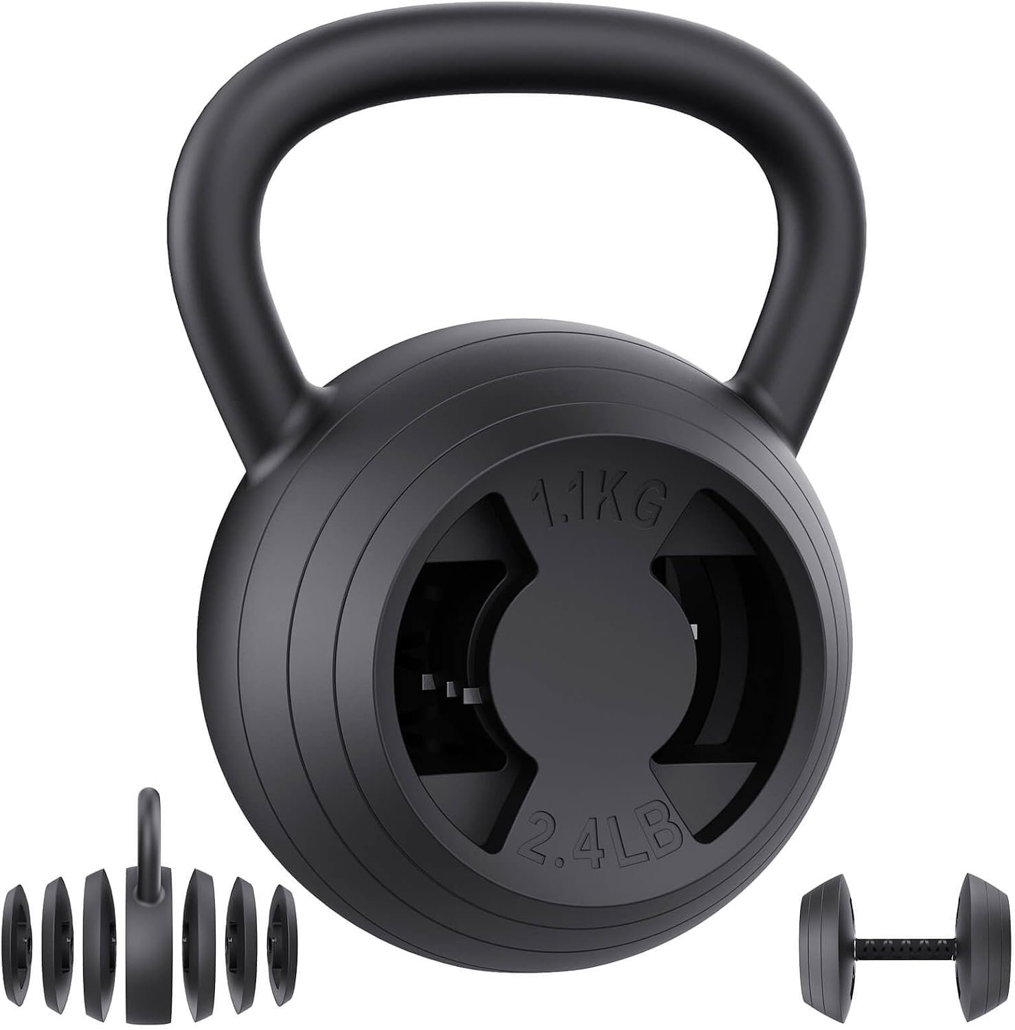 Hezeyferg 2-in-1 Adjustable Kettlebell for Home Gym Strength Training
