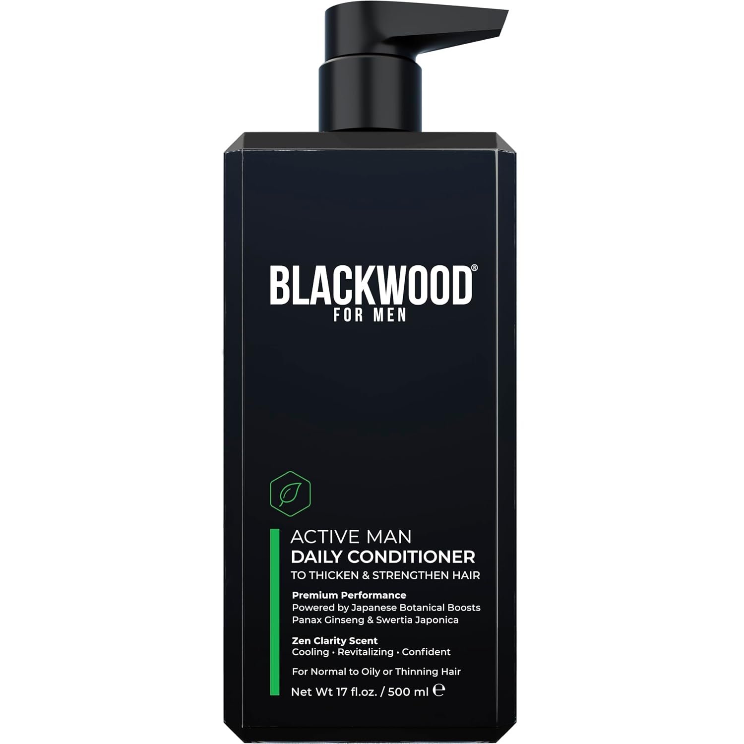 Blackwood For Men Active Man Daily Conditioner for Normal to Oily Hair 17oz