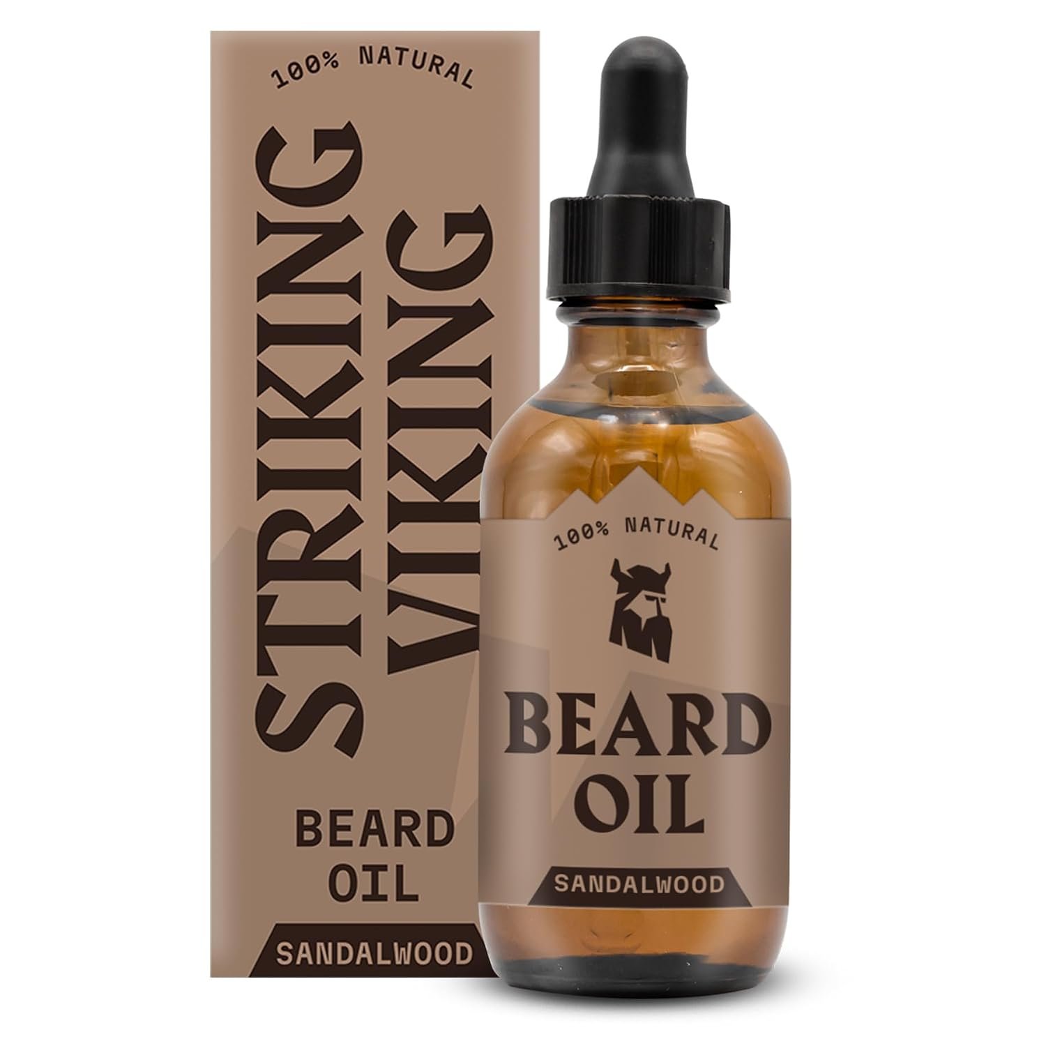 Striking Viking Beard Oil for Men – 2 Fl Oz, Sandalwood