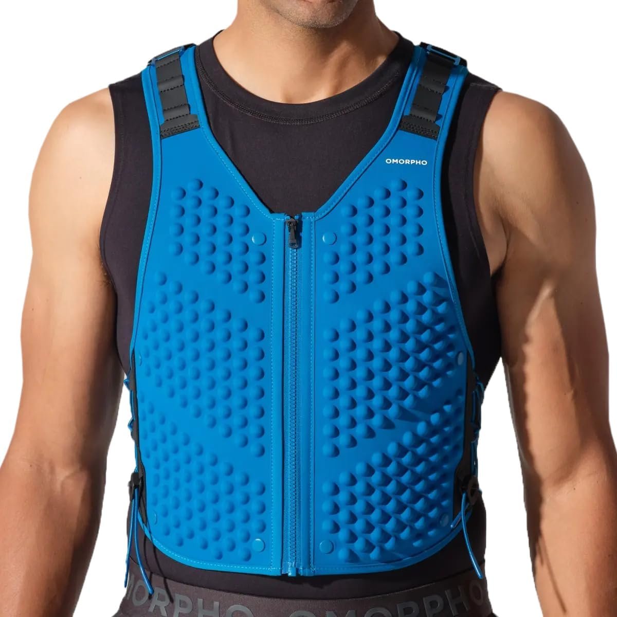 OMORPHO Men’s 20 lb G-Vest Icon Bundle adjusts from 10 lb to 20 lb with included G-Pack weight panels. Low-profile, fully adjustable comfort fit for walking, hiking, running, and training.