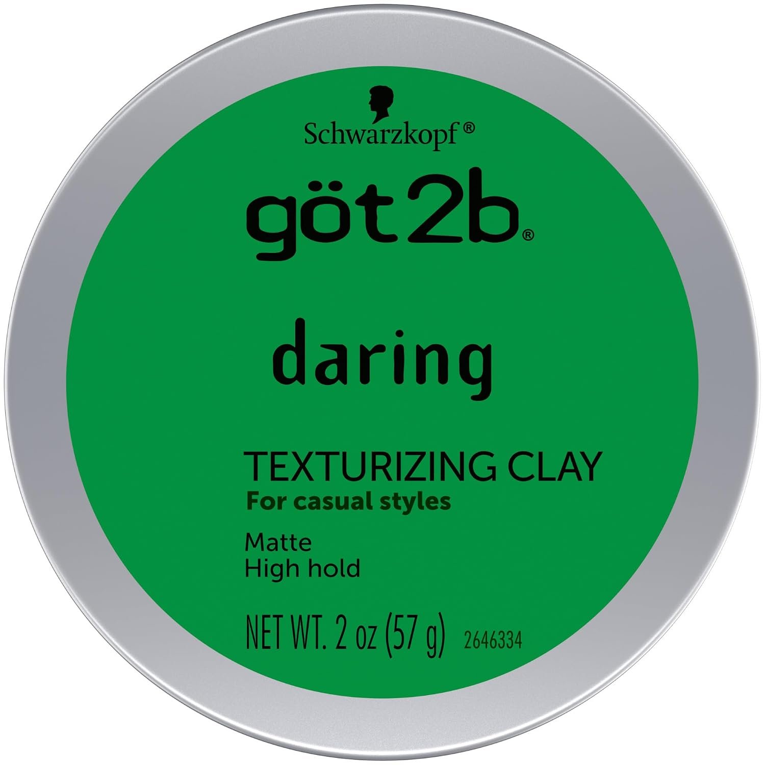 got2b Daring Texturizing Clay, 2 Fl Oz, Matte Finish and High Hold Styling Hair Clay For Men and Women, Non-Greasy, Non-Sticky Hair Texturizer for Short to Medium Hair