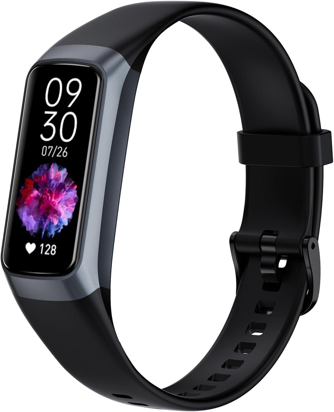 TROTY Fitness Tracker with Heart Rate/Blood Oxygen/Sleep Monitor, 20+ Sports Modes Smart Watches for Women/Men, Activity & Step Tracker Smart Watch for Android/iOS Phones (Black)