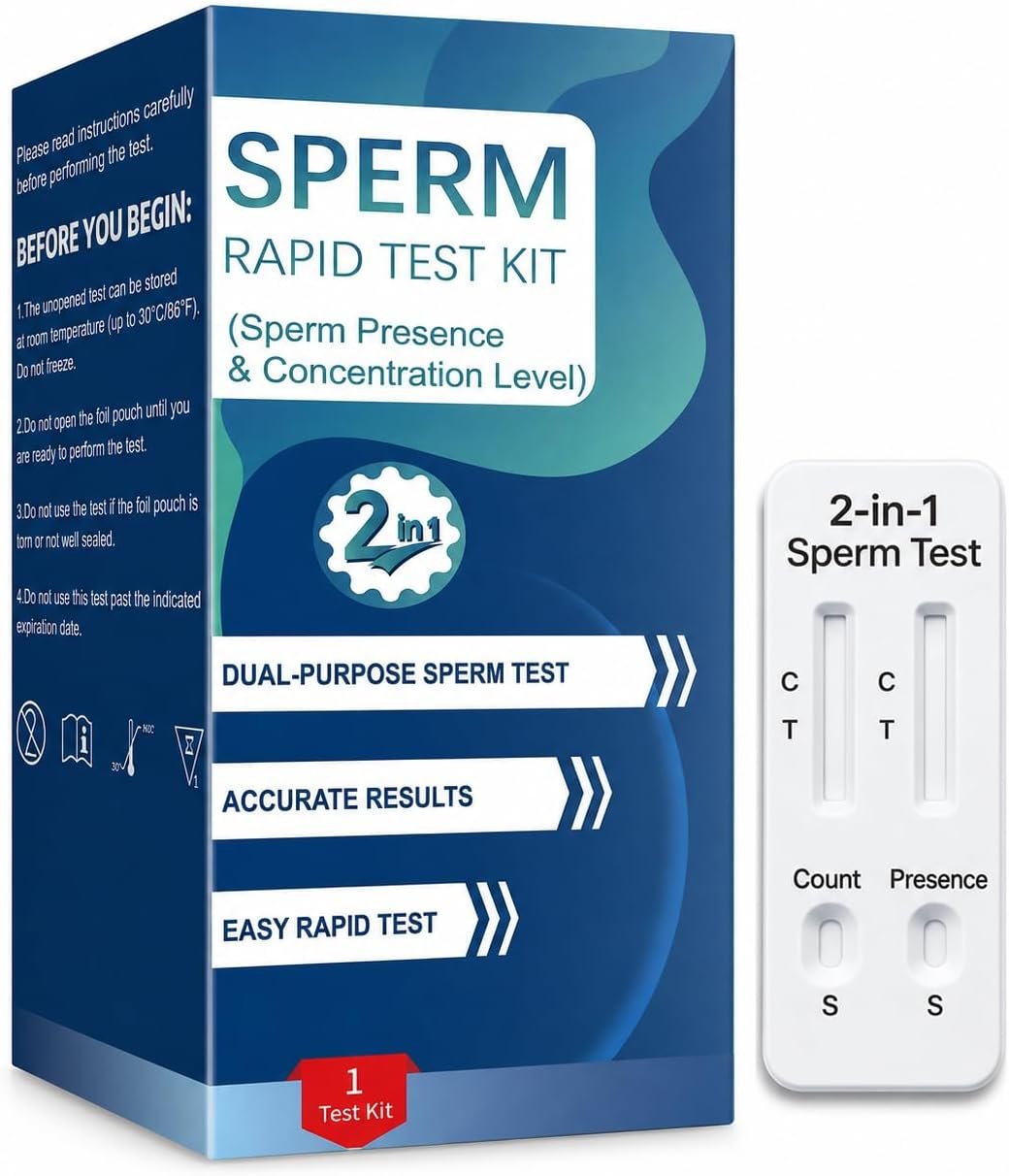 Home Check – 2-in-1 At-Home Test for Men, Simple One-Step Check, Reliable Indicator for Fertility & Conception Readiness-#ModelITY