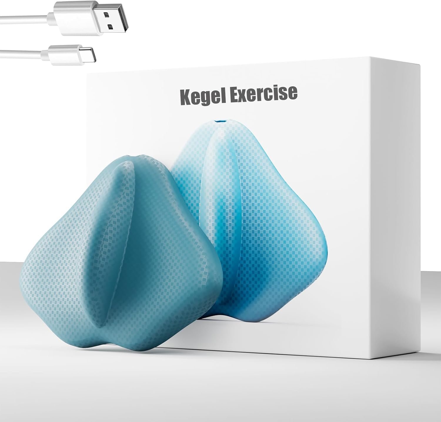 Kegel Exerciser for Men,Strengthening Muscle Control Training(Blue)