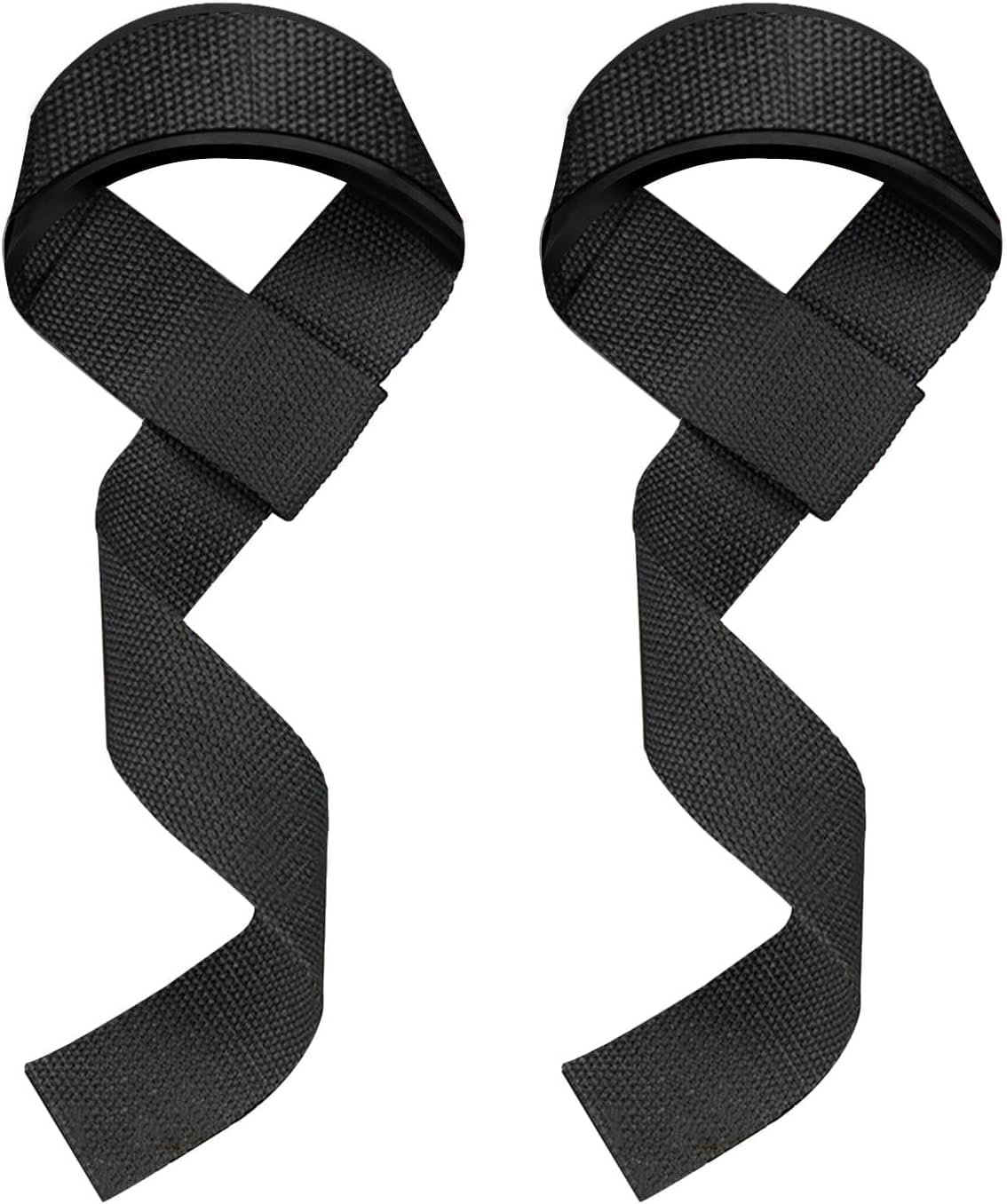 WSAKOUE Lifting Straps, Weightlifting Straps, Deadlift Straps with Padded Neoprene for Power Lifting, Bodybuilding, Gym Workout, Strength Training & Fitness Workout, Resistance