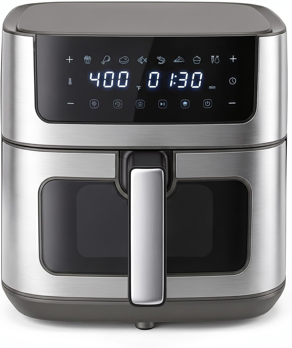 8-in-1 Air Fryer 6 Quarts, Airfryer with Presets and Window