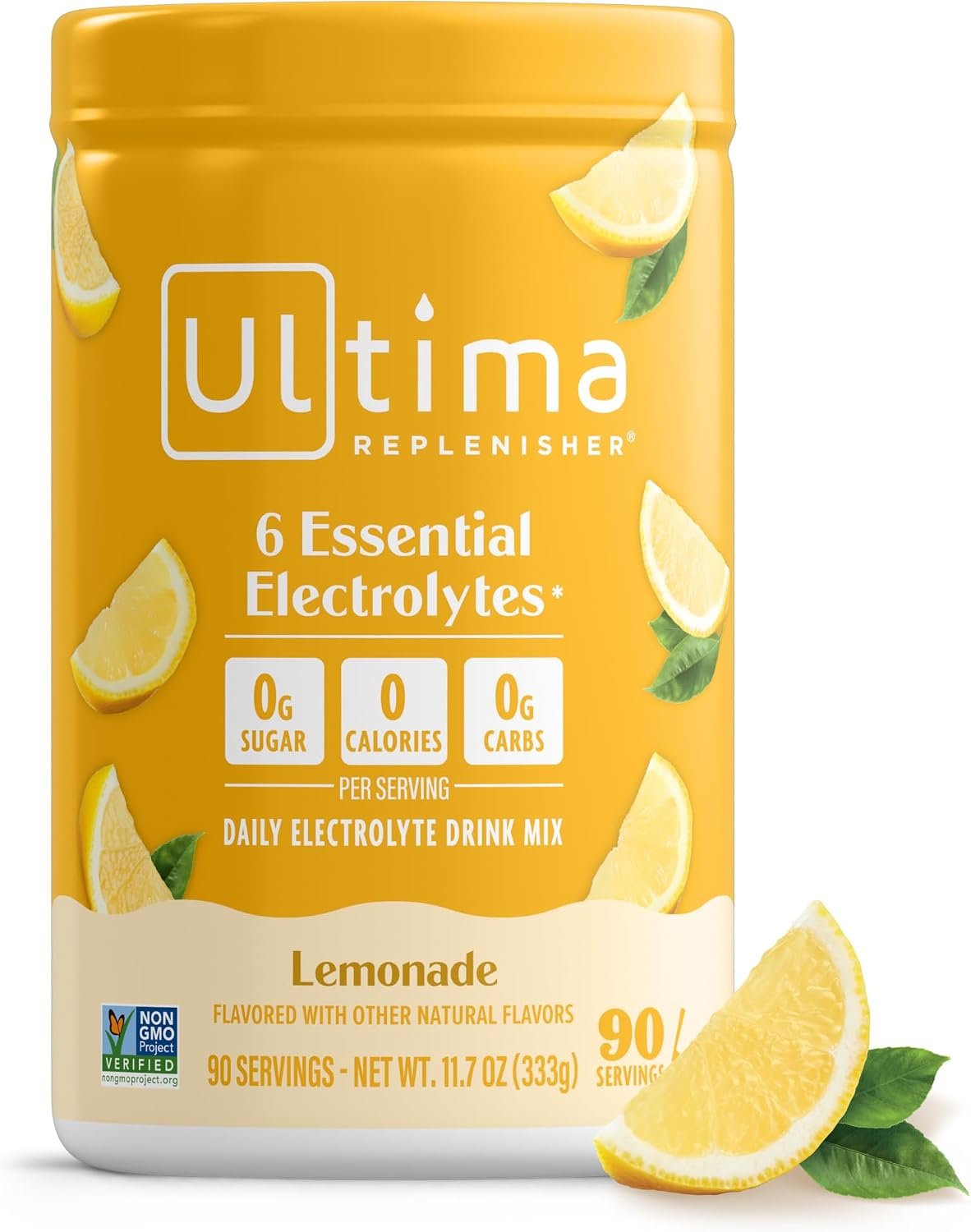 Ultima Replenisher Daily Electrolyte Powder Drink Mix, 90-Serving Canister