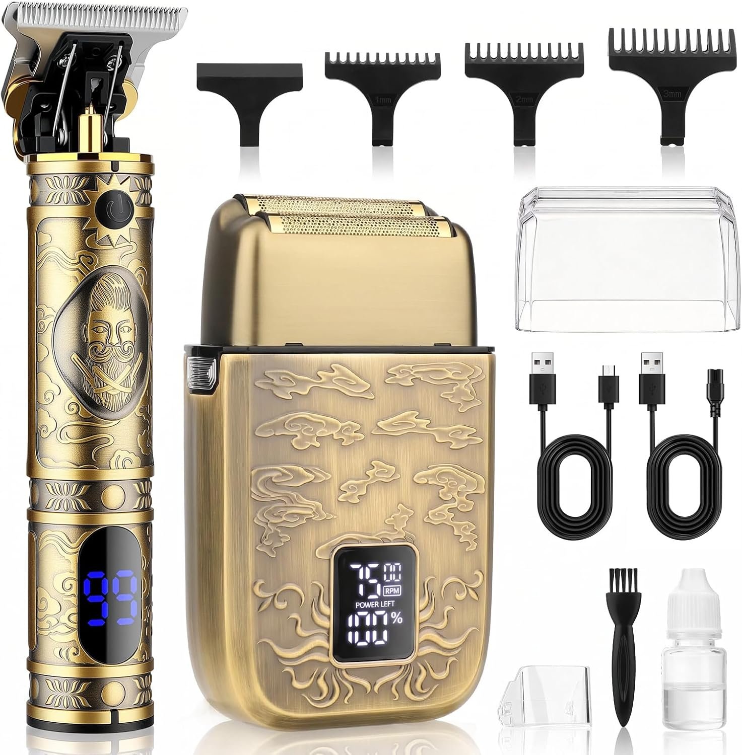 Manscape Foil Shaver & Beard Trimmer for Men,Electric Razor Grooming Kit