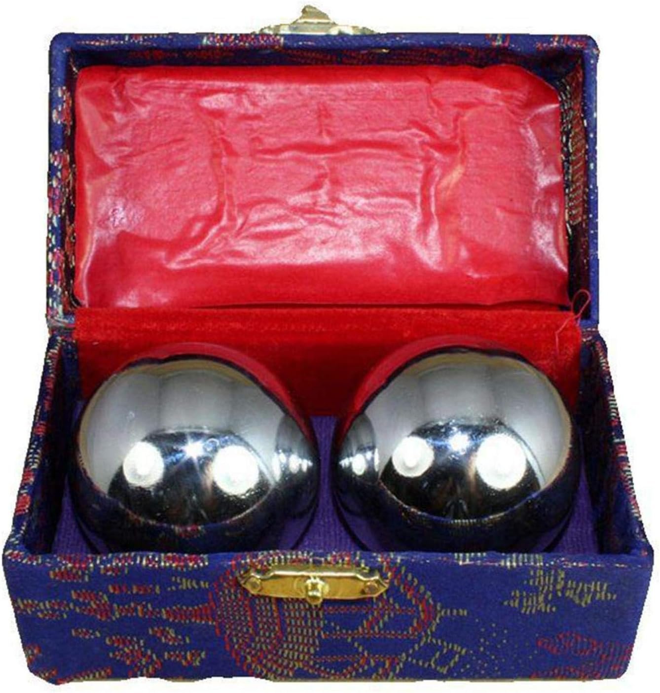 2pcs Baoding Balls for Hand Therapy,1.69inch Chinese Health Stress Ball