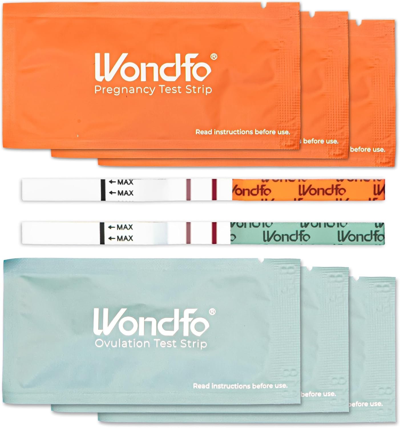 Pregnancy and Ovulation Test Strips Kit – Fertility Tracking and Family Planning – Early Detection Combo Kit for Home Use(20 LH + 5 HCG)