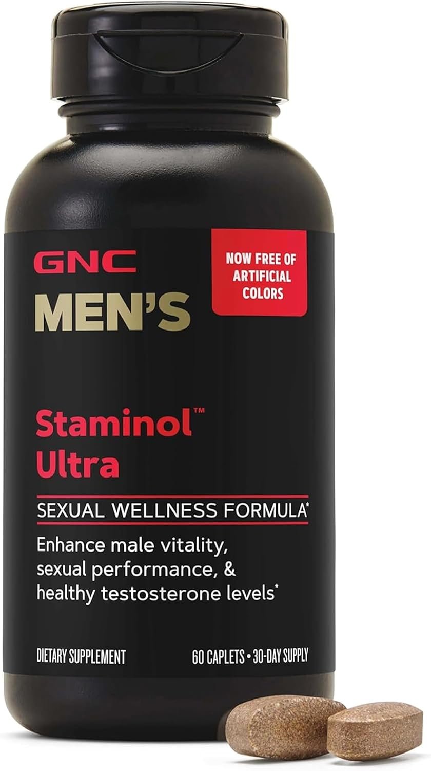 GNC Men’s Staminol Ultra, Multivitamin Blend, 60 Count, 30 Servings