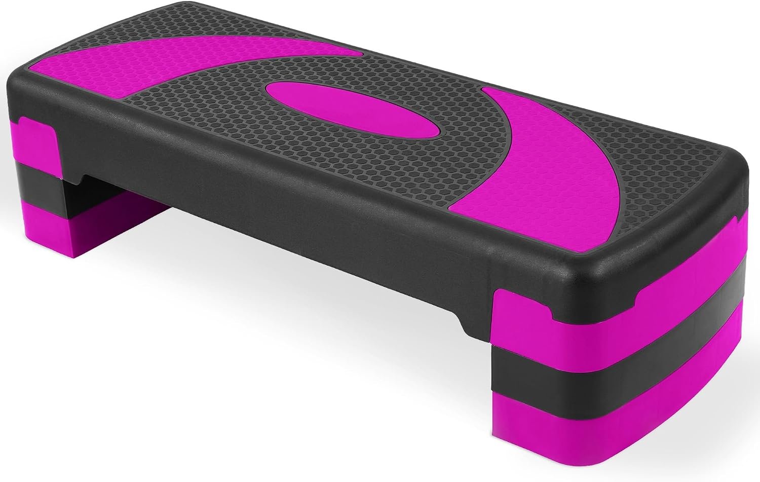 BalanceFrom 31-inch Aerobic Step Platform Trainer with 3 Adjustable Risers