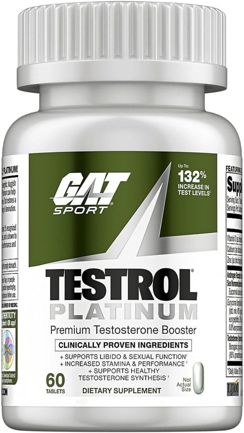 GAT SPORT TESTROL Platinum, 60 Tablets (30 Servings)