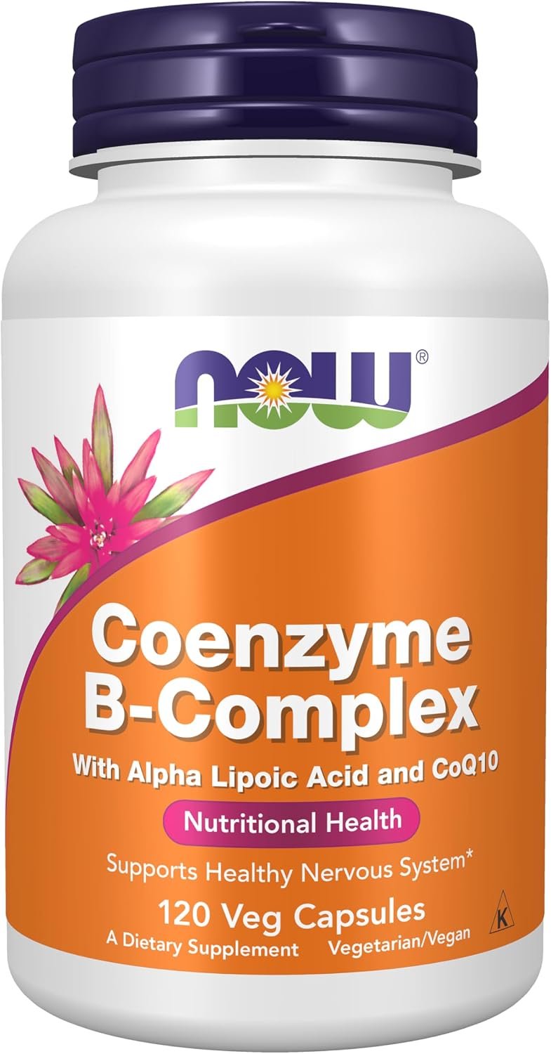 Now Supplements, Co-Enzyme B Complex with ALA and CoQ10, 120 Veg Caps