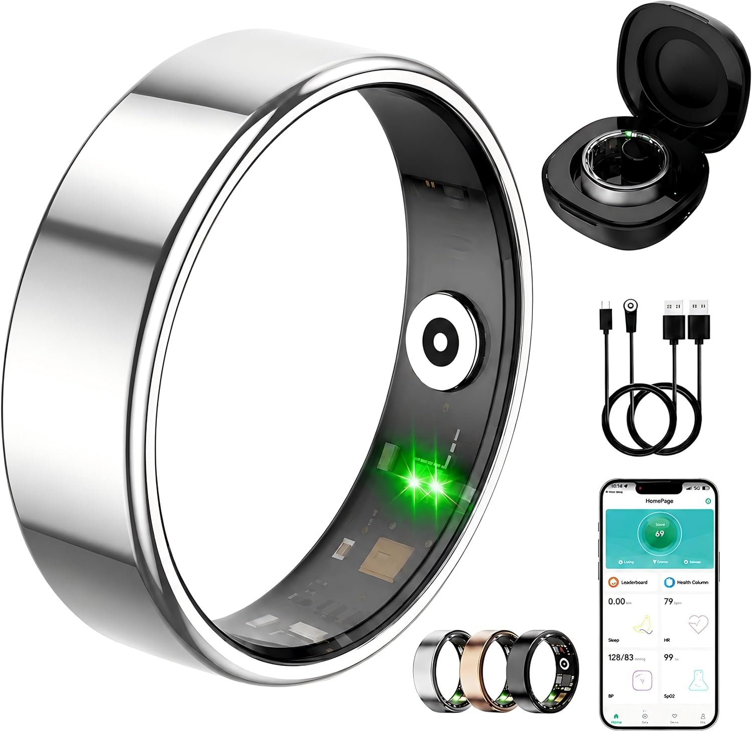 Smart Ring(Silver,11)