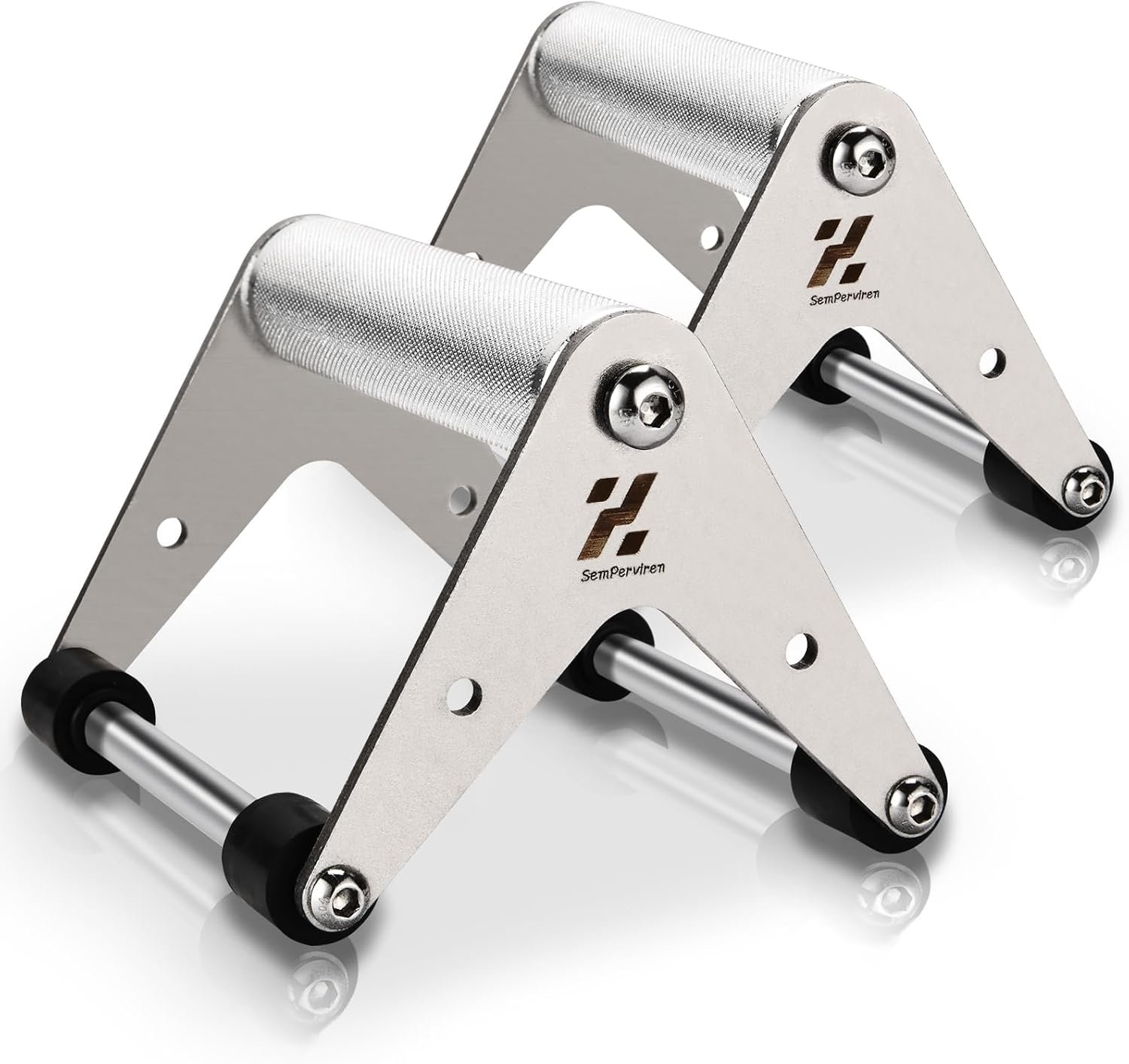 Push Up Stand, Pushup Handles for Strength Training, Heavy-duty Stainless Steel Push Up Bars Gym Exercise Equipment, Hold Up to 500lbs, 1 Pair