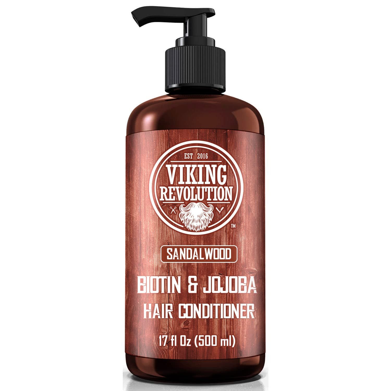 Viking Revolution Hair Conditioner for Men – Sandalwood – 17 oz
