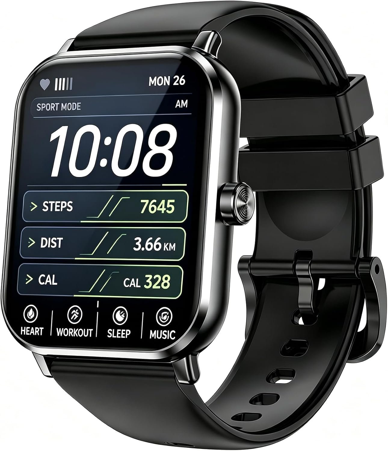 Smart Watch for Men Women,1.83″ HD IPS Fitness Tracker for iOS Android