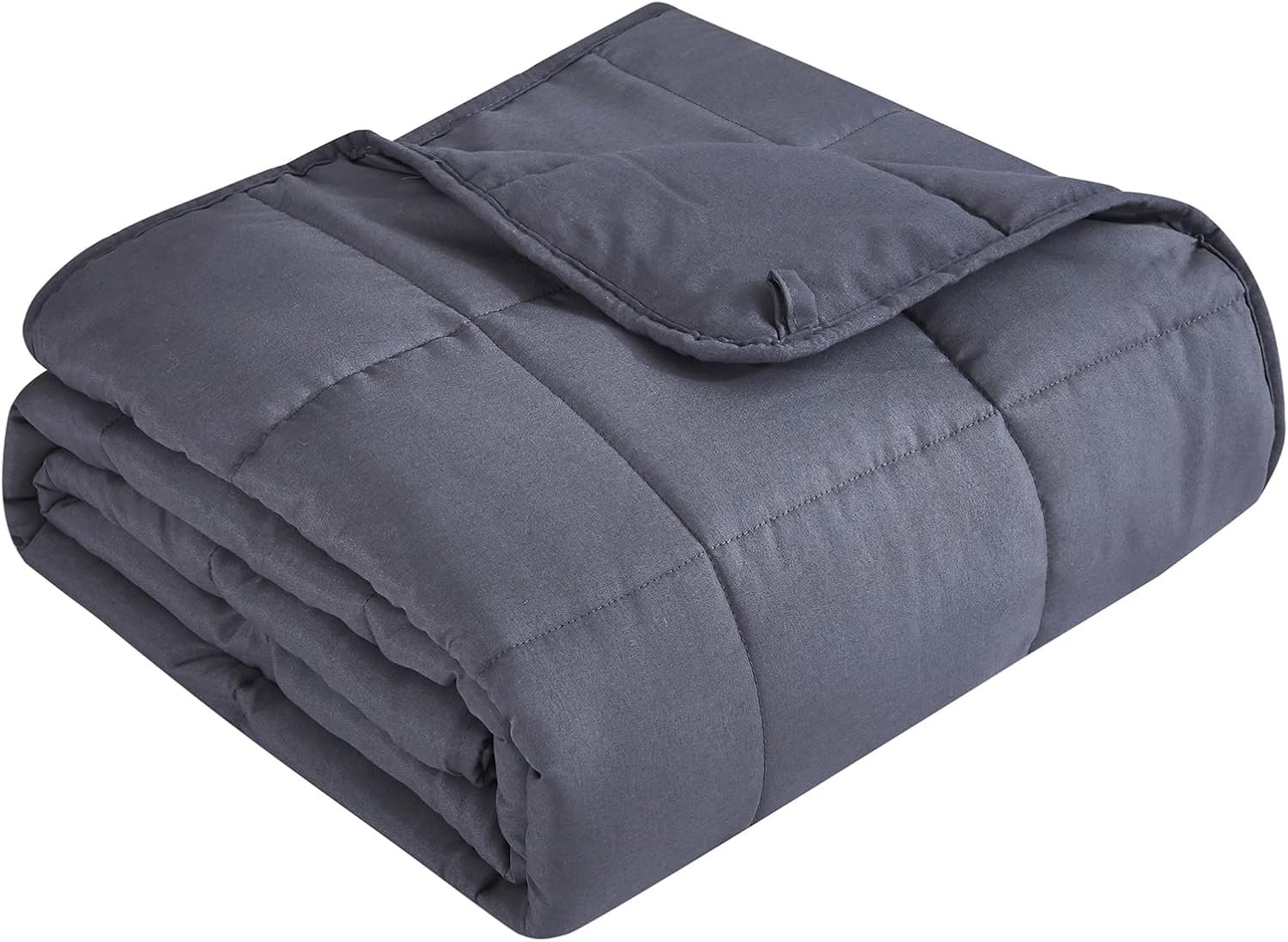 Topcee Weighted Blanket for Adults (15 lbs, 48″ x 72″) Twin Size Soft Cooling Heavy Blanket Sleeping, Apply to 130-160 lbs Body, Thick Breathable Blanket with Glass Bead, Easy Care