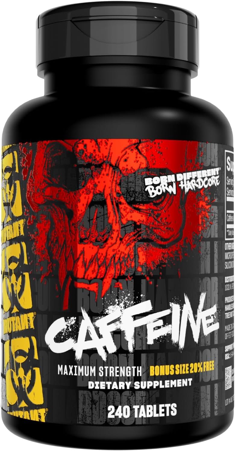 Mutant Caffeine, Maximum Strength, 200mg, 240 Tablets
