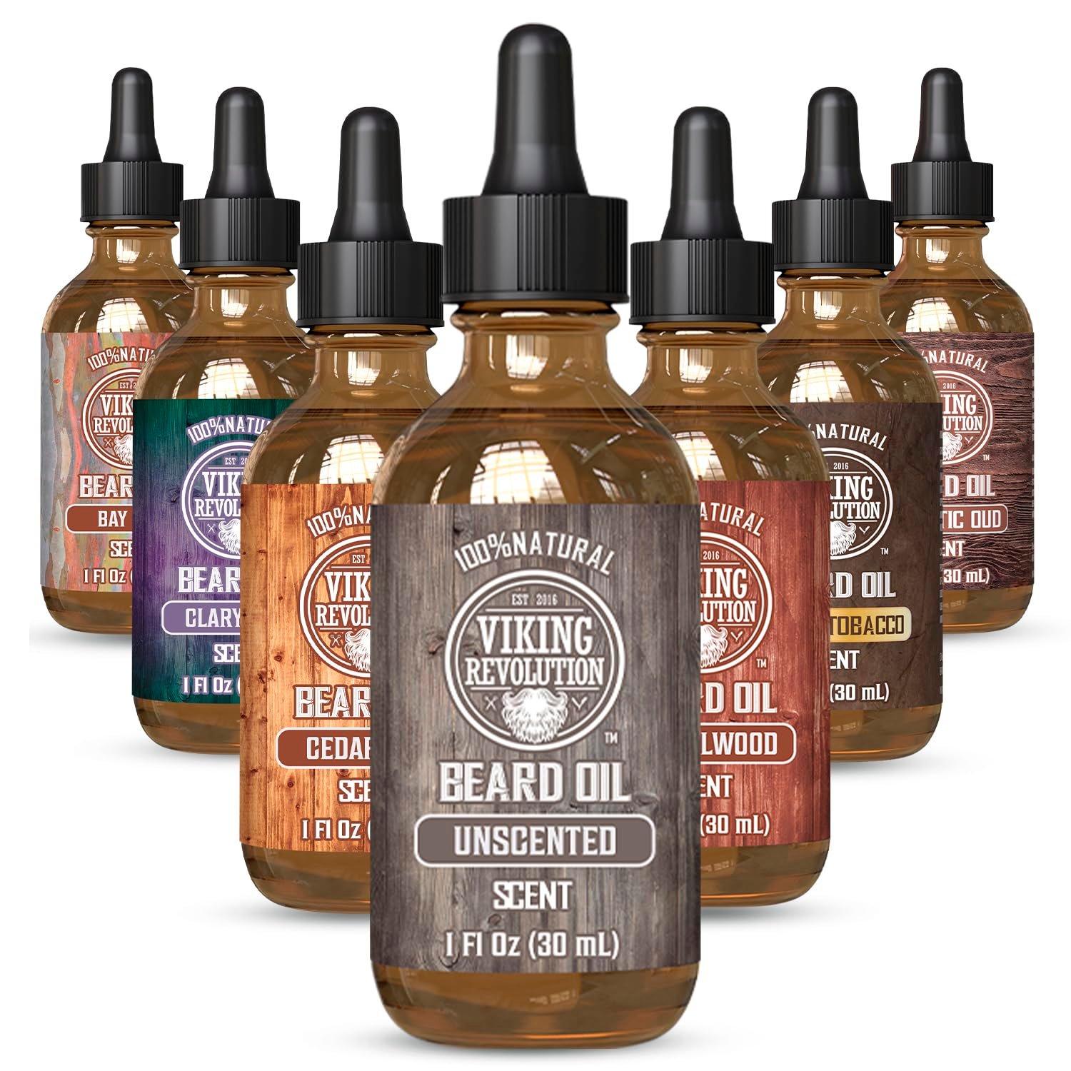 Viking Revolution Beard Oil – Unscented – 1 fl oz