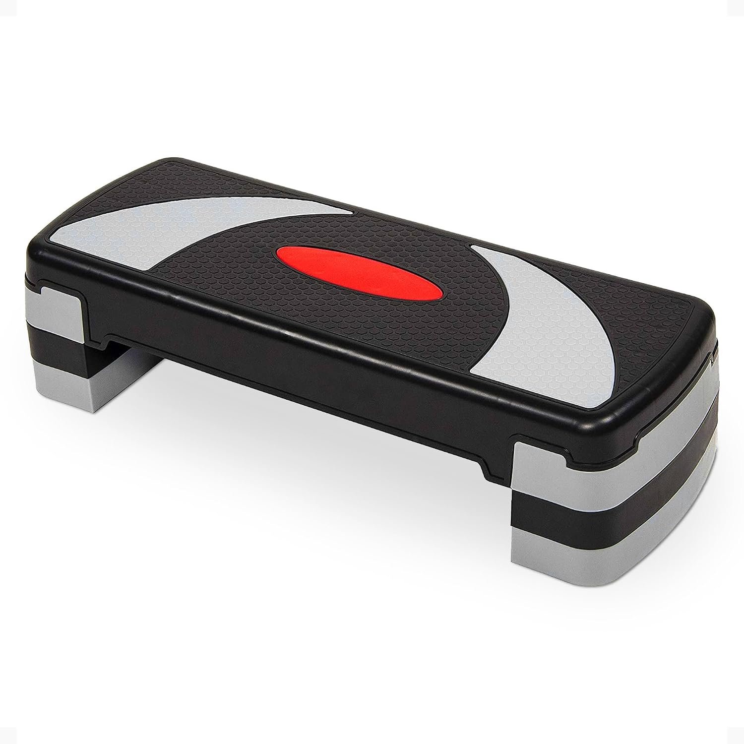 BalanceFrom 31-inch Aerobic Step Platform Trainer with 3 Adjustable Risers