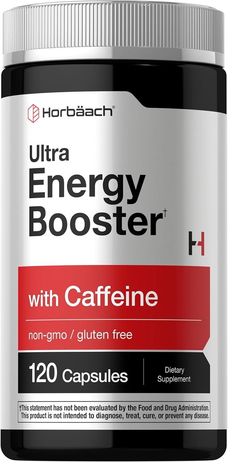 Horbäach Energy Supplement | 120 Capsules