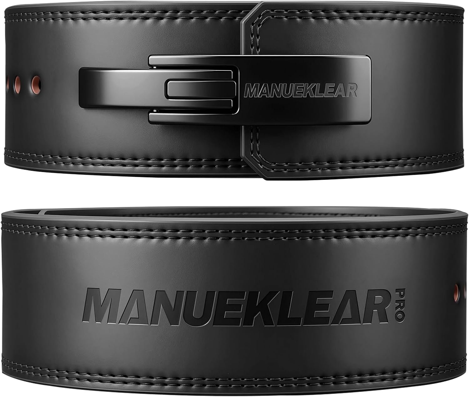 MANUEKLEAR 10mm Thick & 4inch Wide Lever Belt Weightlifting for Men&Women