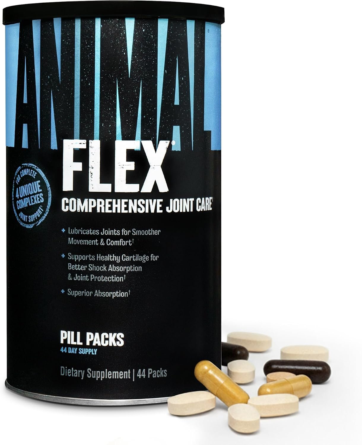 Animal Flex Joint Supplement for Defense, Repair, Rebuild | 44 Pill Packs