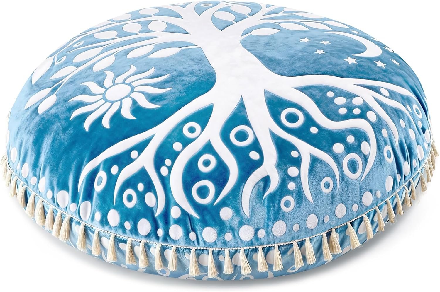 Hihealer Meditation Cushion, Large Velvet Floor Pillow for Yoga, Meditation