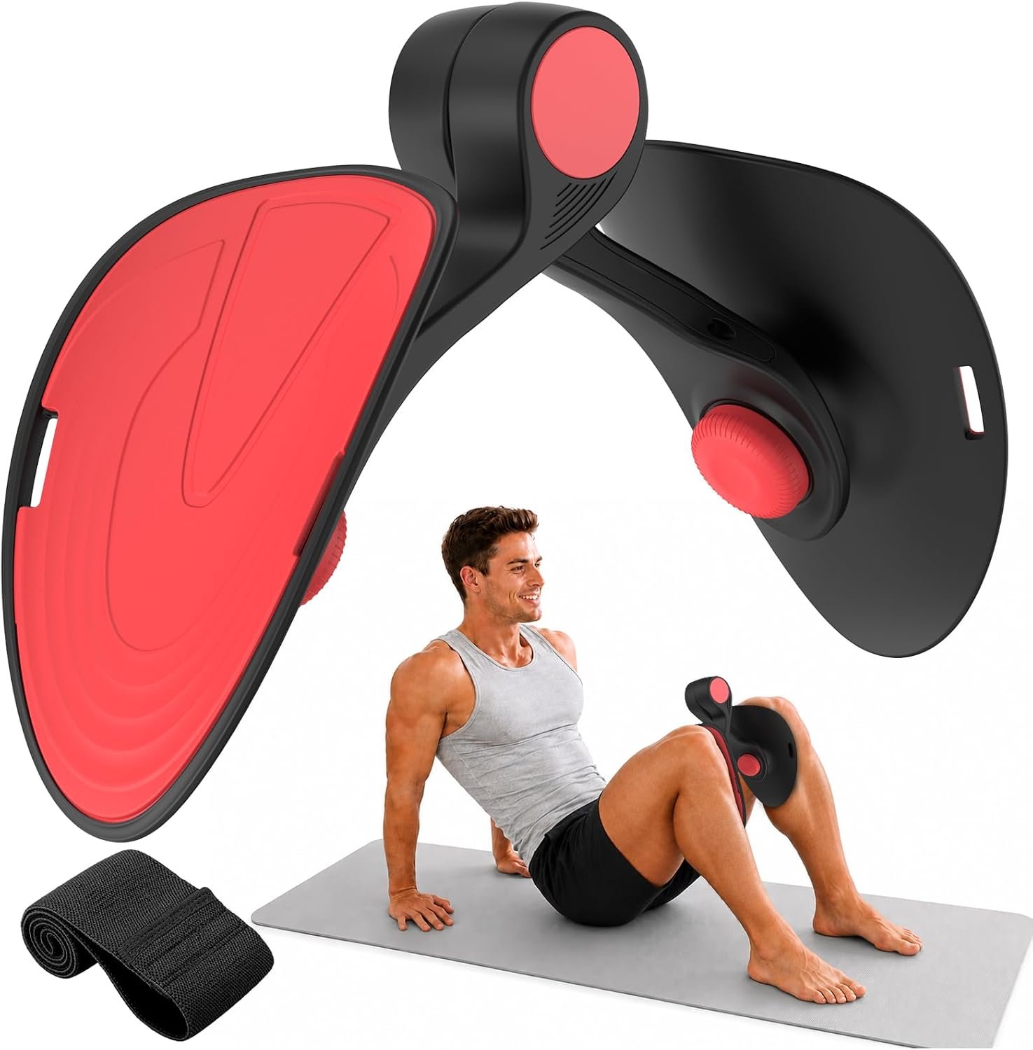 Pelvic Floor Exercise Devices 35lb Resistance Kegel Thigh Trainer with Band