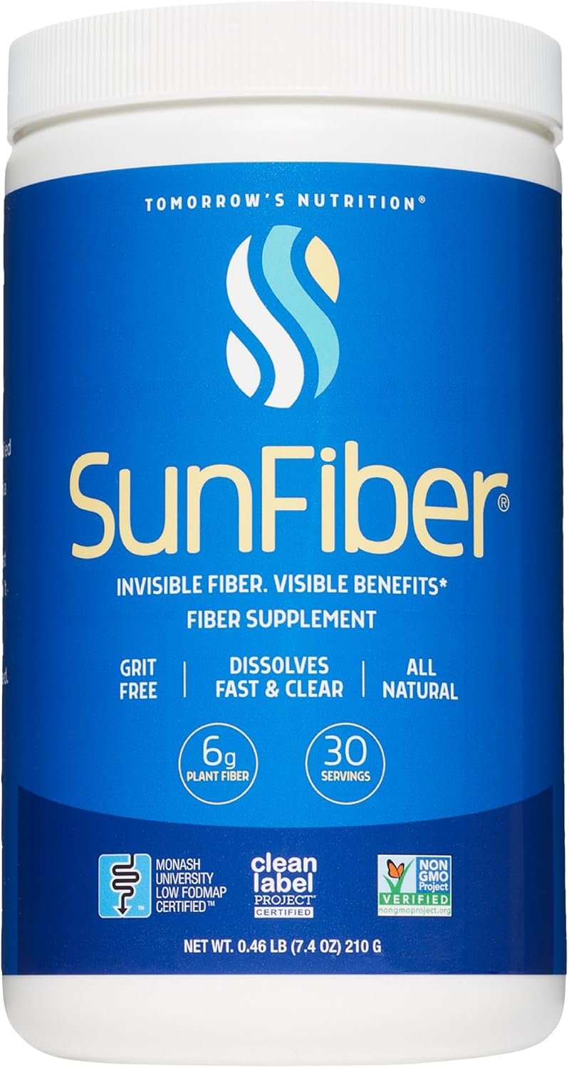 Tomorrow’s Nutrition Sunfiber Prebiotic Fiber, Unflavored 30 Servings