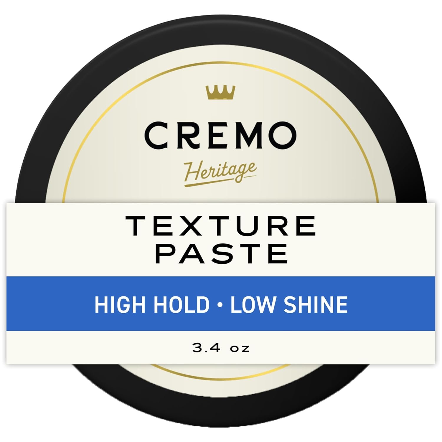 Cremo Texture Paste Hair Styling Products for Men, 3.4 oz
