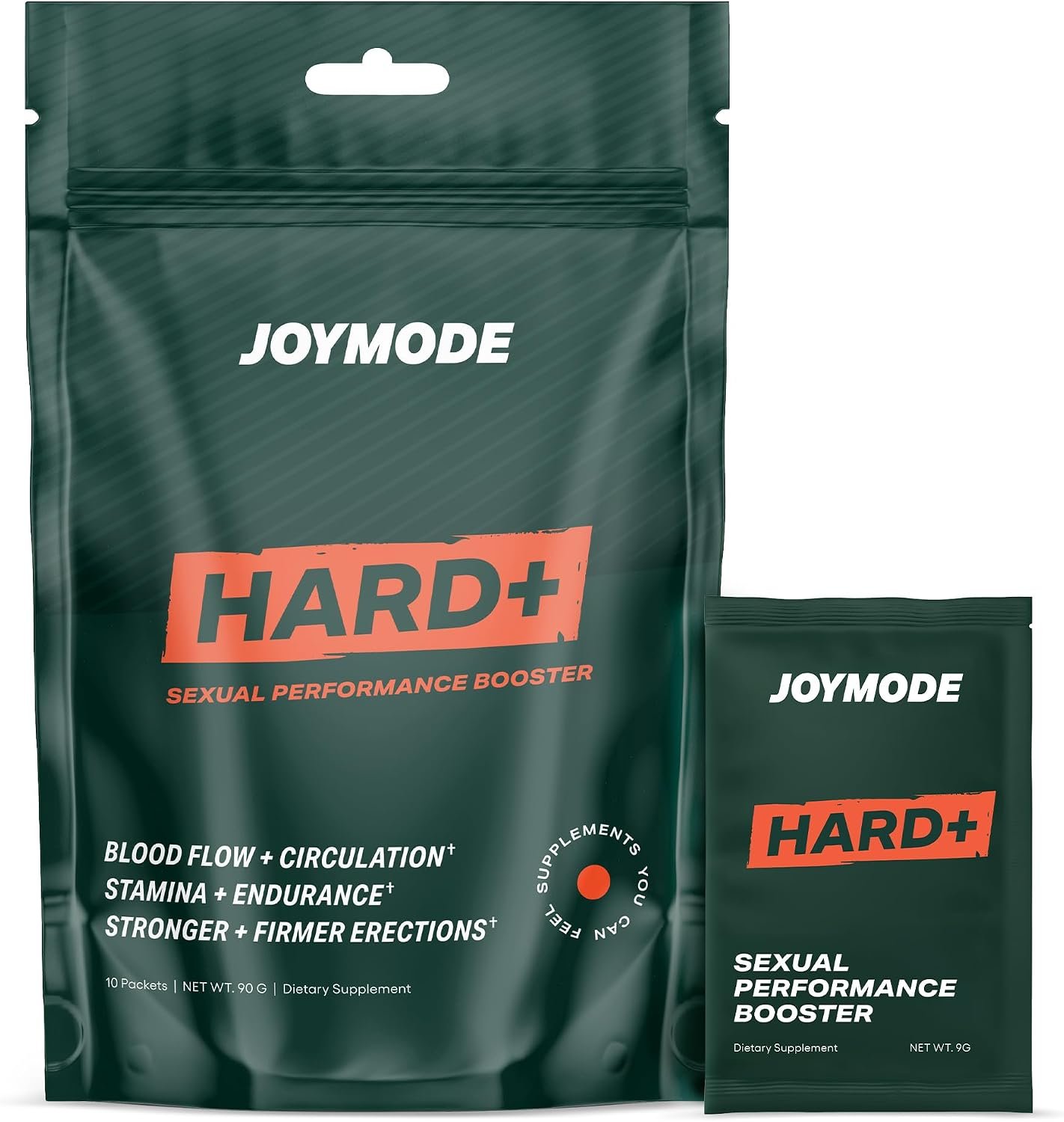 JOYMODE Hard+ 10 Nitric Oxide & Performance Support for Men, 10 Sachets
