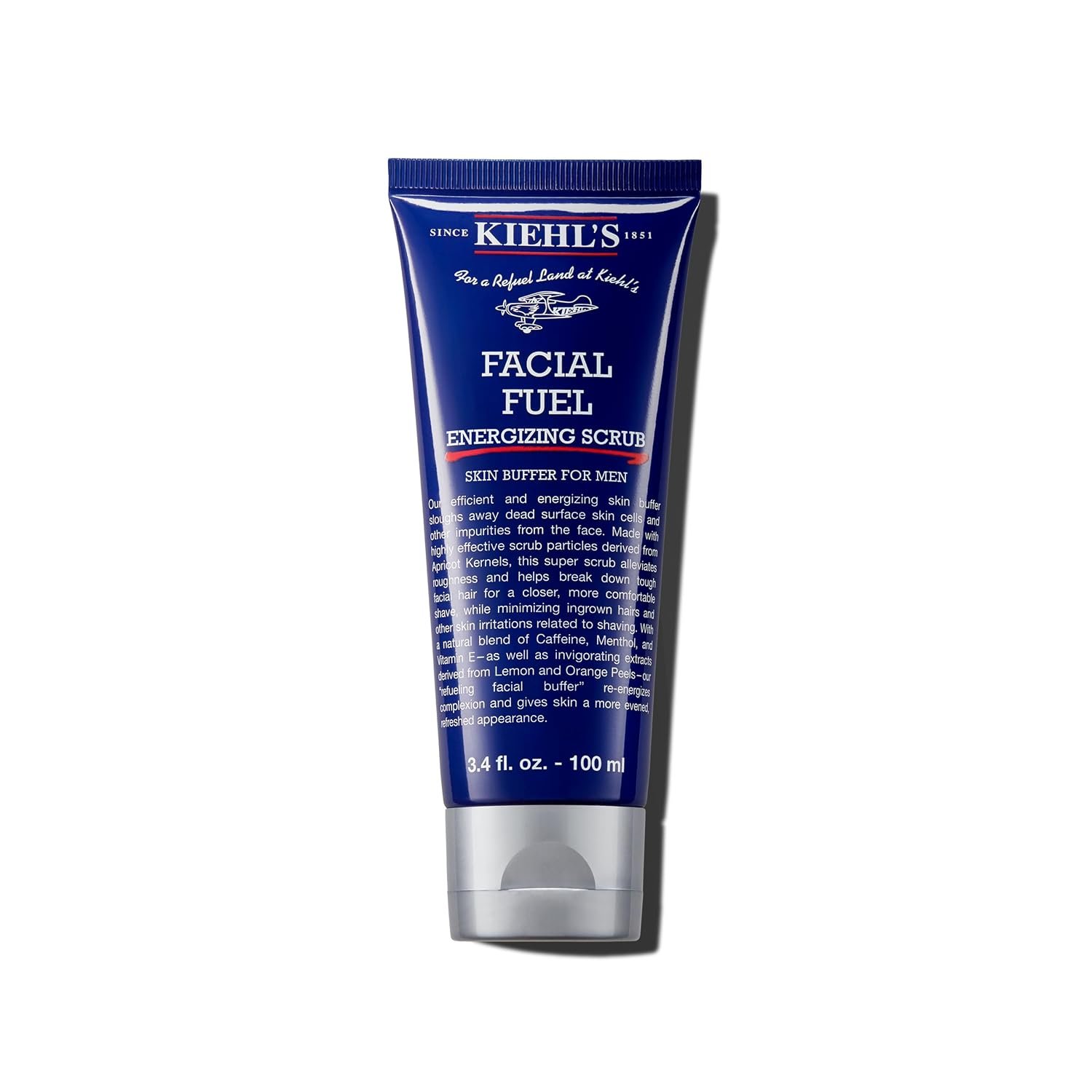 Kiehl’s – Facial Fuel Face Men’s Energizing Scrub, Exfoliates and Smooths Skin